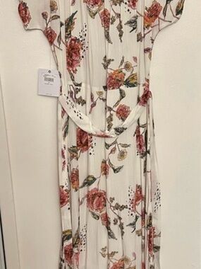 O'Neill White floral off the shoulder  Dress